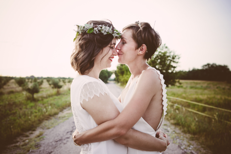 photographe Perpignan mariage lesbien clos des aspres